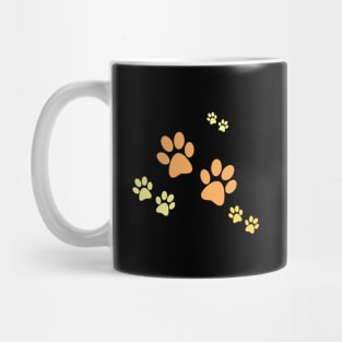 Cute Cat Paw Print Mug